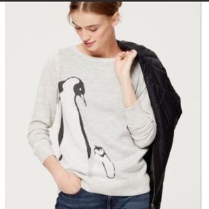 Loft Penguin Sweater NWT
